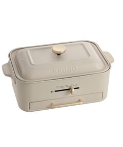 212 KITCHEN STORE / トゥーワントゥーキッチン ストア キッチンツール | コンパクトグリルホットプレート グレージュ ＜BRUNO ブルーノ＞