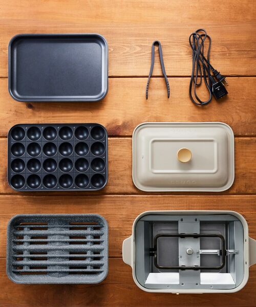 212 KITCHEN STORE / トゥーワントゥーキッチン ストア キッチンツール | コンパクトグリルホットプレート グレージュ ＜BRUNO ブルーノ＞ | 詳細3