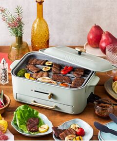 212 KITCHEN STORE / トゥーワントゥーキッチン ストア キッチンツール | コンパクトグリルホットプレート グリーン ＜BRUNO ブルーノ＞