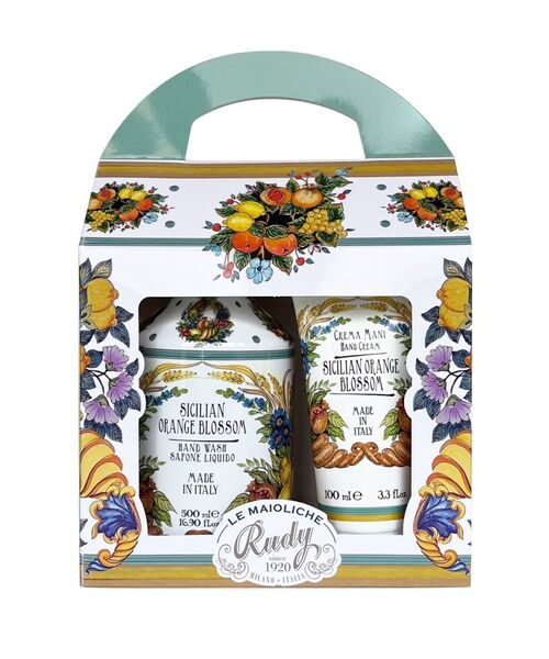 212 KITCHEN STORE / トゥーワントゥーキッチン ストア インテリア・インテリア雑貨 | ハンドウォッシュ&クリームギフトセット シチリアンオレンジ ＜La Maioliche ラ・マヨルカ＞ | 詳細1