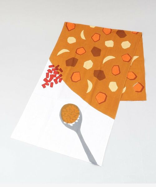 212 KITCHEN STORE / トゥーワントゥーキッチン ストア インテリア・インテリア雑貨 | てぬぐい カレーライス <かまわぬ> | 詳細1