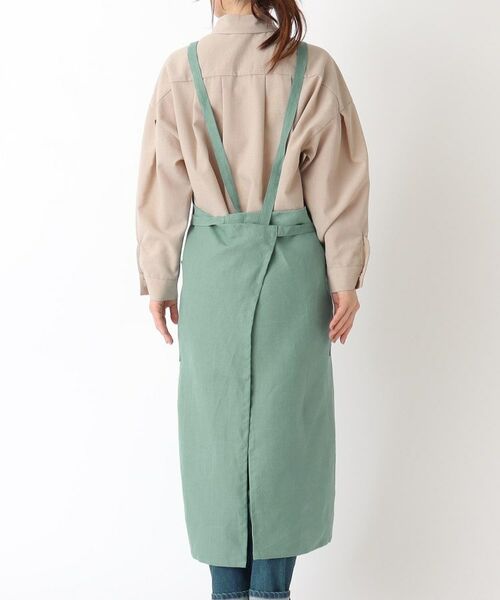 212 KITCHEN STORE / トゥーワントゥーキッチン ストア インテリア・生活雑貨・ホビー・ステーショナリー | クラシック リネンエプロン GR ＜212Kオリジナル＞ | 詳細3