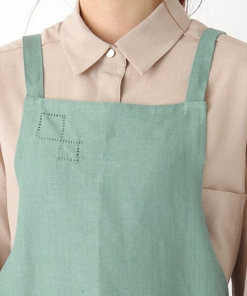 212 KITCHEN STORE / トゥーワントゥーキッチン ストア インテリア・生活雑貨・ホビー・ステーショナリー | クラシック リネンエプロン GR ＜212Kオリジナル＞ | 詳細4