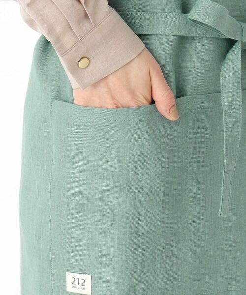 212 KITCHEN STORE / トゥーワントゥーキッチン ストア インテリア・生活雑貨・ホビー・ステーショナリー | クラシック リネンエプロン GR ＜212Kオリジナル＞ | 詳細8