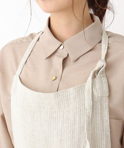 212 KITCHEN STORE / トゥーワントゥーキッチン ストア インテリア・生活雑貨・ホビー・ステーショナリー | ワッフル リネンフルエプロン BE ＜212Kオリジナル＞ | 詳細4