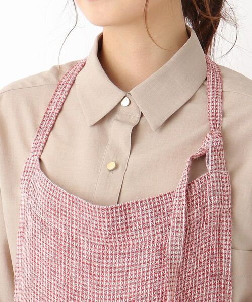 212 KITCHEN STORE / トゥーワントゥーキッチン ストア インテリア・生活雑貨・ホビー・ステーショナリー | ワッフル リネンフルエプロン RD ＜212Kオリジナル＞ | 詳細4