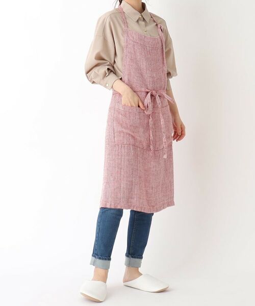 212 KITCHEN STORE / トゥーワントゥーキッチン ストア インテリア・生活雑貨・ホビー・ステーショナリー | ワッフル リネンフルエプロン RD ＜212Kオリジナル＞ | 詳細9