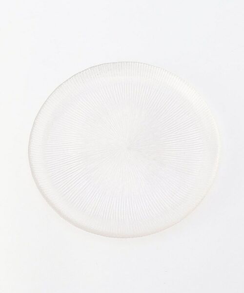 212 KITCHEN STORE / トゥーワントゥーキッチン ストア 食器 | ウェーブクリア プレート M 20cm | 詳細1