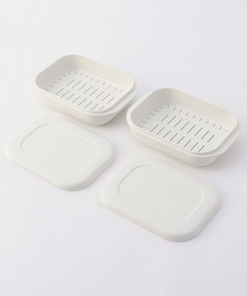 212 KITCHEN STORE / トゥーワントゥーキッチン ストア キッチンツール | 極 冷凍ごはん容器 大２個入 ＷＨ ＜marna マーナ＞ | 詳細4