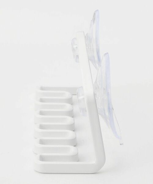 212 KITCHEN STORE / トゥーワントゥーキッチン ストア インテリア・インテリア雑貨 | 吸盤トゥースブラシホルダー 5連 WH 山崎実業 ＜tower タワー＞ | 詳細3