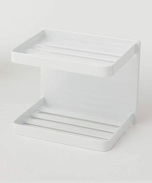 212 KITCHEN STORE / トゥーワントゥーキッチン ストア インテリア・インテリア雑貨 | マグネットバスルームソープトレー 2段 WH 山崎実業 ＜tower タワー＞ | 詳細1