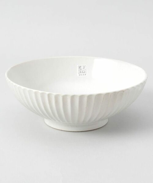 212 KITCHEN STORE / トゥーワントゥーキッチン ストア 食器 | 藍花 つけ麺鉢しのぎ 白 WH | 詳細6