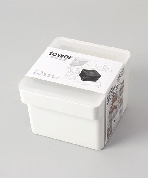 212 KITCHEN STORE / トゥーワントゥーキッチン ストア キッチンツール | みそパックごと収納ハンドル付き密閉フードコンテナ タワー WH 山崎実業 ＜tower タワー＞ | 詳細5