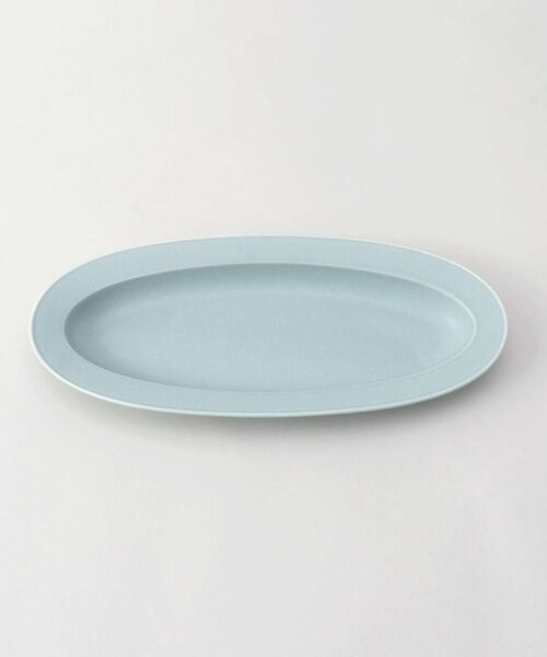 212 KITCHEN STORE / トゥーワントゥーキッチン ストア 食器 | スモーキー オーバル深皿 L BL | 詳細2