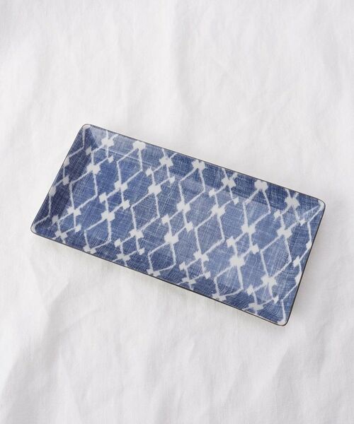 212 KITCHEN STORE / トゥーワントゥーキッチン ストア 食器 | 変わり菱紋 角皿 大 | 詳細1