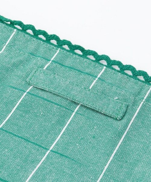 212 KITCHEN STORE / トゥーワントゥーキッチン ストア インテリア・インテリア雑貨 | キッチンクロス チェック レース S GR ＜212Kオリジナル＞ | 詳細4