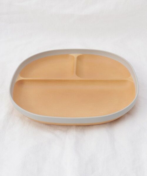 212 KITCHEN STORE / トゥーワントゥーキッチン ストア 食器 | MUSUBI 塗分け ランチプレート NB/WH | 詳細1