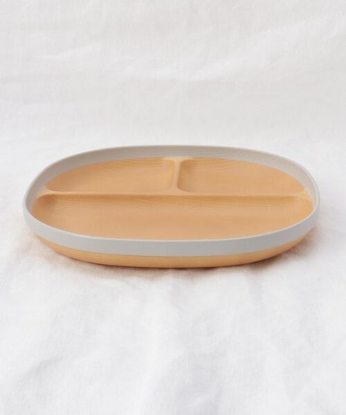 212 KITCHEN STORE / トゥーワントゥーキッチン ストア 食器 | MUSUBI 塗分け ランチプレート NB/WH | 詳細2