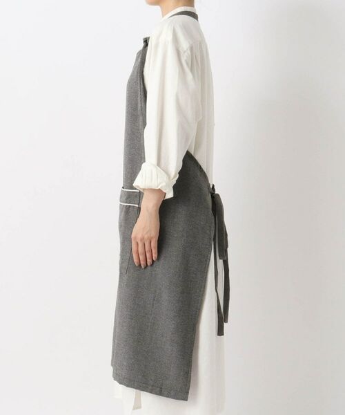 212 KITCHEN STORE / トゥーワントゥーキッチン ストア インテリア・生活雑貨・ホビー・ステーショナリー | 無地ラインエプロン GY | 詳細2