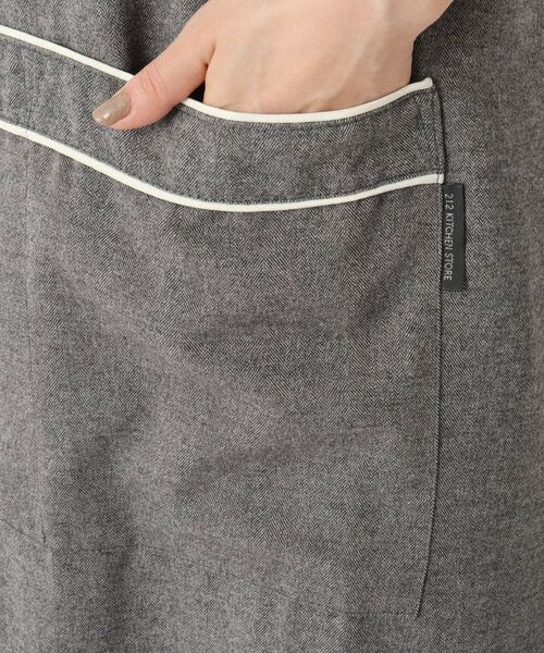 212 KITCHEN STORE / トゥーワントゥーキッチン ストア インテリア・生活雑貨・ホビー・ステーショナリー | 無地ラインエプロン GY | 詳細6