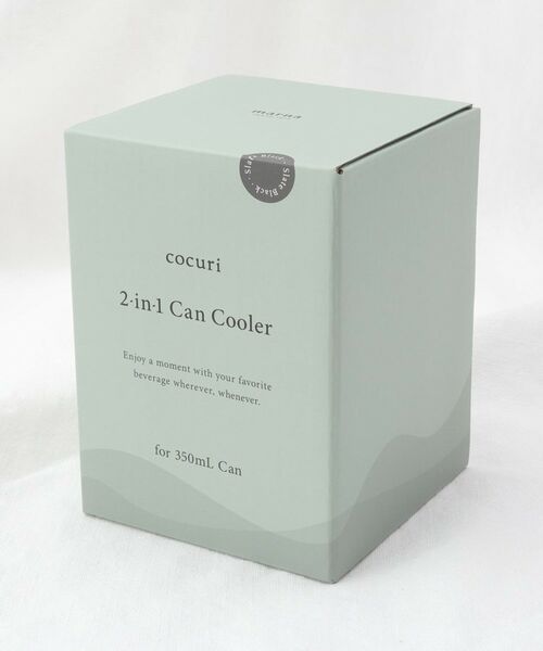 212 KITCHEN STORE / トゥーワントゥーキッチン ストア グラス・マグカップ | cocuri 2in1 缶クーラー BK ＜marna マーナ＞ | 詳細4