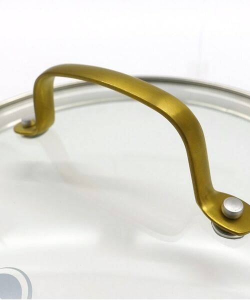 212 KITCHEN STORE / トゥーワントゥーキッチン ストア キッチンツール | ステンレスガラス蓋 (ハンドル:ゴールド) 26cm ＜GreenPan グリーンパン＞ | 詳細2