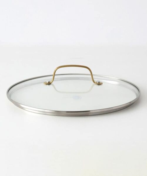 212 KITCHEN STORE / トゥーワントゥーキッチン ストア キッチンツール | ステンレスガラス蓋 (ハンドル:ゴールド) 28cm ＜GreenPan グリーンパン＞ | 詳細1