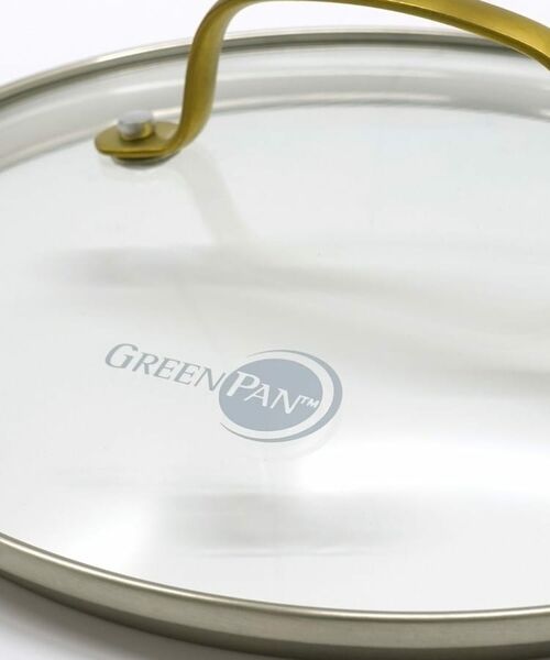 212 KITCHEN STORE / トゥーワントゥーキッチン ストア キッチンツール | ステンレスガラス蓋 (ハンドル:ゴールド) 28cm ＜GreenPan グリーンパン＞ | 詳細3