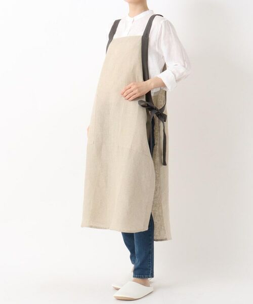 212 KITCHEN STORE / トゥーワントゥーキッチン ストア インテリア・生活雑貨・ホビー・ステーショナリー | リネン サイドリボンエプロン BE ＜212Kオリジナル＞ | 詳細10