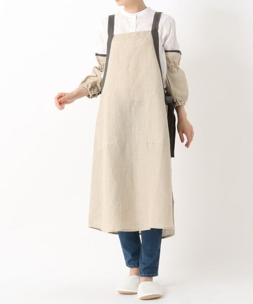 212 KITCHEN STORE / トゥーワントゥーキッチン ストア インテリア・生活雑貨・ホビー・ステーショナリー | リネン サイドリボンエプロン BE ＜212Kオリジナル＞ | 詳細11