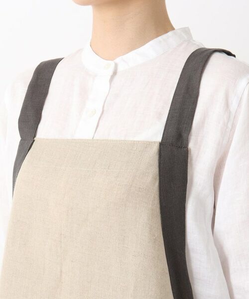 212 KITCHEN STORE / トゥーワントゥーキッチン ストア インテリア・生活雑貨・ホビー・ステーショナリー | リネン サイドリボンエプロン BE ＜212Kオリジナル＞ | 詳細4