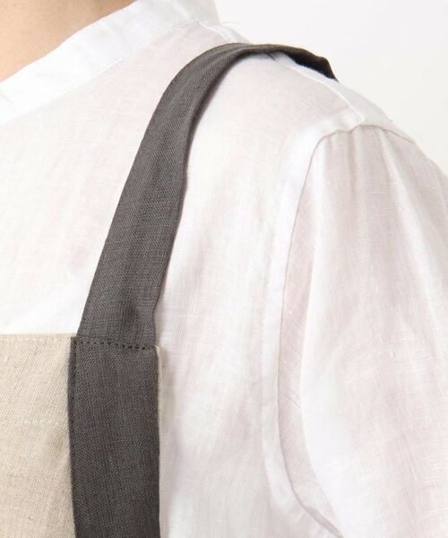 212 KITCHEN STORE / トゥーワントゥーキッチン ストア インテリア・生活雑貨・ホビー・ステーショナリー | リネン サイドリボンエプロン BE ＜212Kオリジナル＞ | 詳細5