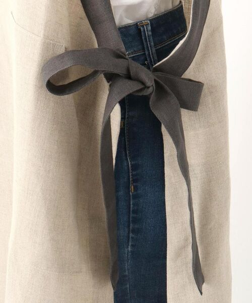 212 KITCHEN STORE / トゥーワントゥーキッチン ストア インテリア・生活雑貨・ホビー・ステーショナリー | リネン サイドリボンエプロン BE ＜212Kオリジナル＞ | 詳細7