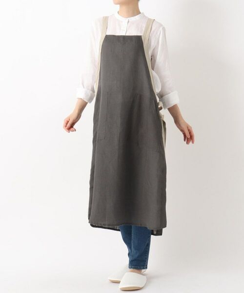 212 KITCHEN STORE / トゥーワントゥーキッチン ストア インテリア・生活雑貨・ホビー・ステーショナリー | リネン サイドリボンエプロン GY ＜212Kオリジナル＞ | 詳細10