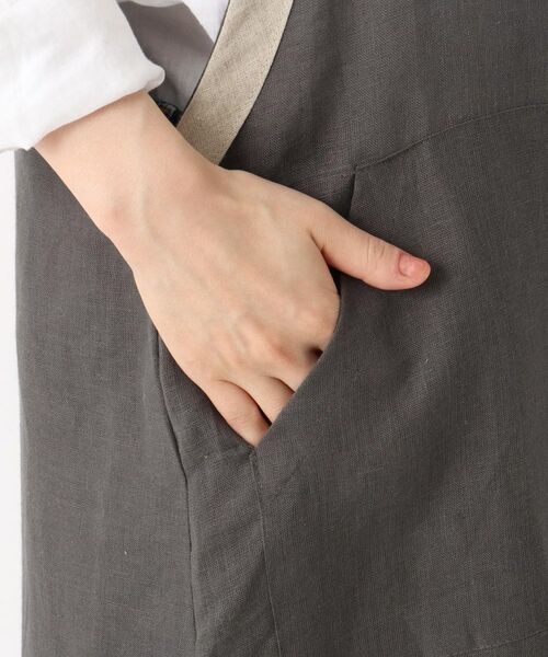 212 KITCHEN STORE / トゥーワントゥーキッチン ストア インテリア・生活雑貨・ホビー・ステーショナリー | リネン サイドリボンエプロン GY ＜212Kオリジナル＞ | 詳細6