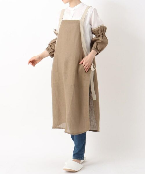 212 KITCHEN STORE / トゥーワントゥーキッチン ストア インテリア・生活雑貨・ホビー・ステーショナリー | リネン サイドリボンエプロン BR ＜212Kオリジナル＞ | 詳細12