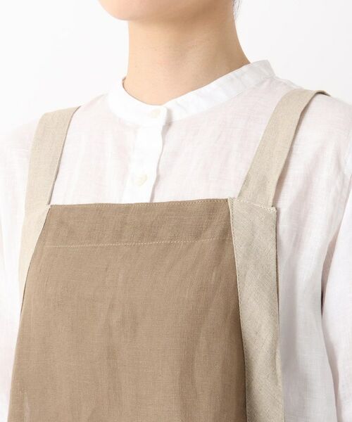 212 KITCHEN STORE / トゥーワントゥーキッチン ストア インテリア・生活雑貨・ホビー・ステーショナリー | リネン サイドリボンエプロン BR ＜212Kオリジナル＞ | 詳細4