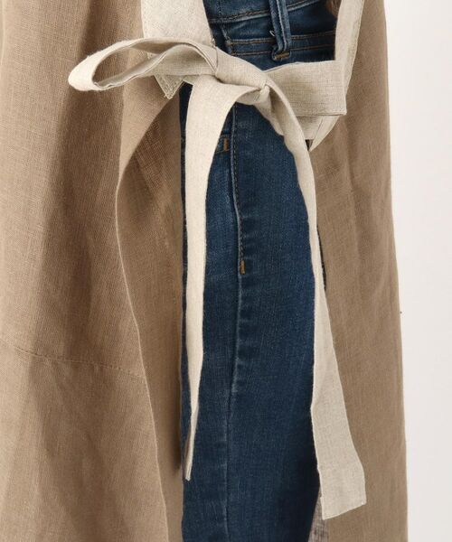 212 KITCHEN STORE / トゥーワントゥーキッチン ストア インテリア・生活雑貨・ホビー・ステーショナリー | リネン サイドリボンエプロン BR ＜212Kオリジナル＞ | 詳細8