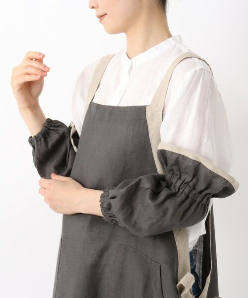 212 KITCHEN STORE / トゥーワントゥーキッチン ストア インテリア・生活雑貨・ホビー・ステーショナリー | リネン アームカバー GY ＜212Kオリジナル＞ | 詳細5