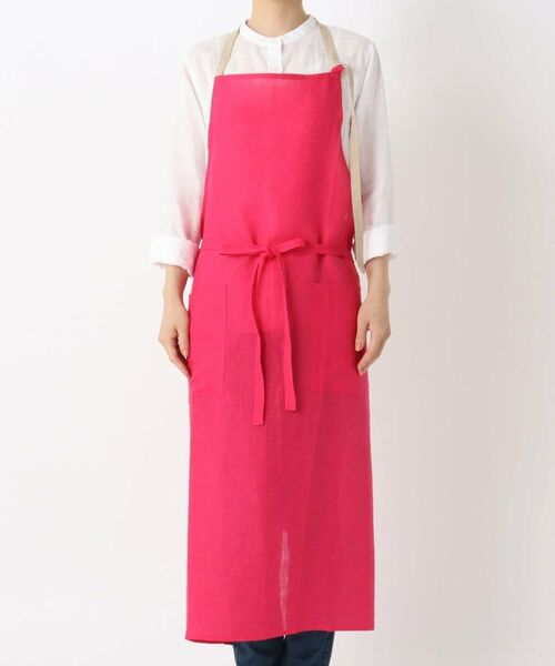 212 KITCHEN STORE / トゥーワントゥーキッチン ストア インテリア・生活雑貨・ホビー・ステーショナリー | リネン ホルターネックエプロン PK | 詳細1