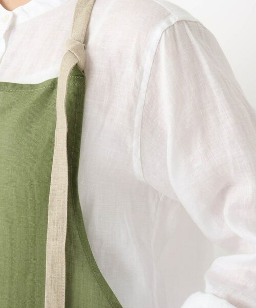 212 KITCHEN STORE / トゥーワントゥーキッチン ストア インテリア・生活雑貨・ホビー・ステーショナリー | リネン ホルターネックエプロン GR | 詳細5