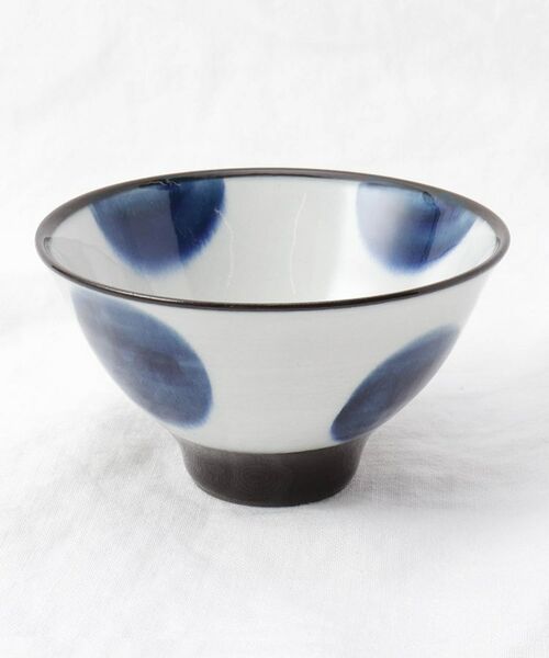 212 KITCHEN STORE / トゥーワントゥーキッチン ストア 食器 | 藍花 ぼかし丸紋 飯碗 大 | 詳細2