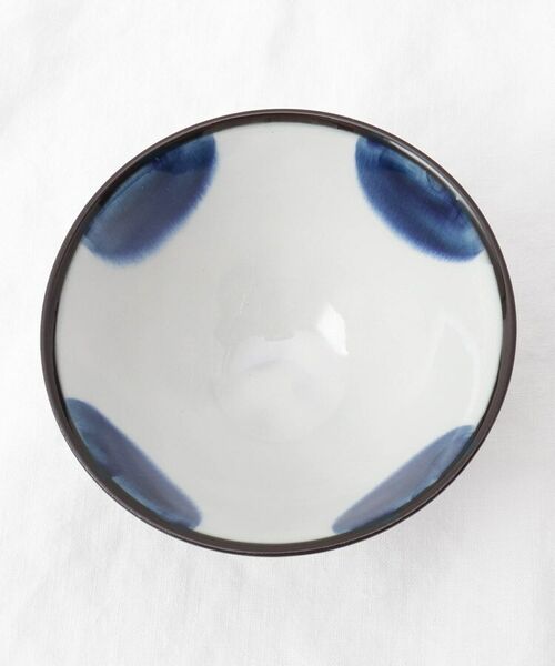 212 KITCHEN STORE / トゥーワントゥーキッチン ストア 食器 | 藍花 ぼかし丸紋 飯碗 大 | 詳細3