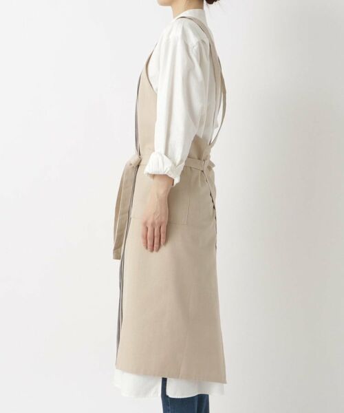 212 KITCHEN STORE / トゥーワントゥーキッチン ストア インテリア・生活雑貨・ホビー・ステーショナリー | シャンブレーストライプ エプロン BK | 詳細2