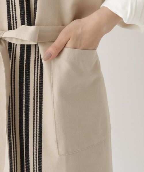 212 KITCHEN STORE / トゥーワントゥーキッチン ストア インテリア・生活雑貨・ホビー・ステーショナリー | シャンブレーストライプ エプロン BK | 詳細6