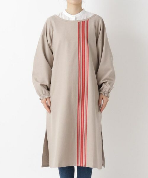 212 KITCHEN STORE / トゥーワントゥーキッチン ストア インテリア・生活雑貨・ホビー・ステーショナリー | シャンブレーストライプ かっぽう着 RD | 詳細1