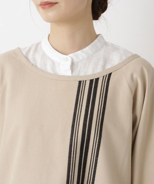 212 KITCHEN STORE / トゥーワントゥーキッチン ストア インテリア・生活雑貨・ホビー・ステーショナリー | シャンブレーストライプ かっぽう着 BK | 詳細4