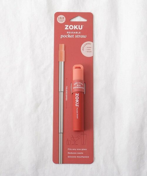 212 KITCHEN STORE / トゥーワントゥーキッチン ストア インテリア・生活雑貨・ホビー・ステーショナリー | Two Tone ポケットストロー RD <ZOKU　ゾク> | 詳細6