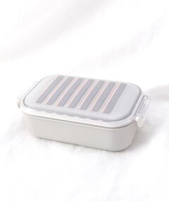 212 KITCHEN STORE / トゥーワントゥーキッチン ストア インテリア・生活雑貨・ホビー・ステーショナリー | 長角タイトランチボックス ストライプ M GY ＜212Kオリジナル＞