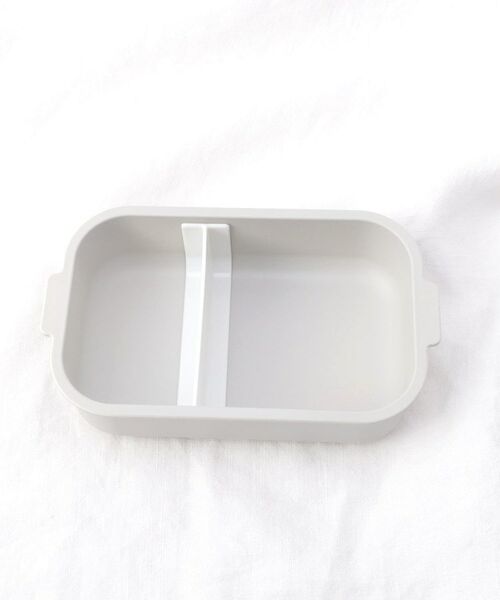 212 KITCHEN STORE / トゥーワントゥーキッチン ストア インテリア・生活雑貨・ホビー・ステーショナリー | 長角タイトランチボックス ストライプ M GY ＜212Kオリジナル＞ | 詳細2